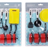 Set di stoviglie da cucina in plastica per bambini, 2 varianti