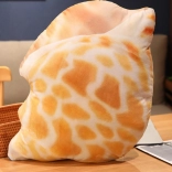 Cuscino a conchiglia di peluche 50 x 40 cm