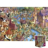 Puzzle HEYE Coniglilândia 1000 pezzi