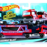 Hot Wheels Veicolo da trasporto con Auto Sportiva