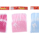 Piumino con pizzo e fiocco con cuscinetto per bambole