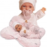 Bambola realistica neonato con funzione di movimento e corpo morbido 27 cm
