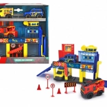 Dickie Toys SOS mini stazione di soccorso con 3 veicoli Mercedes‑Benz