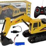 Veicolo Escavatore R/C 1:24 giallo