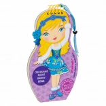 Vestiamo le bambole russe LENA – libricino da colorare con modelli e adesivi