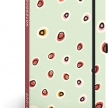 NOTIQUE taccuino a righe 13 × 21 cm con elastico e tasca