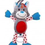 Gattina di peluche con carillon BABY MIX