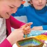 Kit artistico per tessitura di cestini