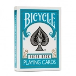 Carte da gioco Bicycle con dorso turchese – formato poker