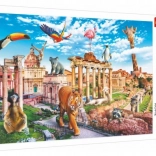 Puzzle Trefl Funny Cities – Roma selvaggia, 1000 pezzi (68 × 48 cm)
