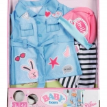 BABY born abito di jeans deluxe 43 cm