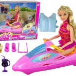 Set di marionette con moto d'acqua rosa