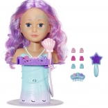 baby born sorellina testa per acconciature sirena con doccia