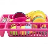 Set di stoviglie per bambini con scolapiatti – Set