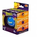 Spinball Twisted Fun Blu con meteorite giallo