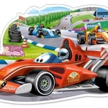 Puzzle maxi per bambini 12 pezzi – RACING BOLIDE (CASTORLAND)