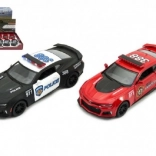 Kinsmart Chevrolet Camaro – auto della polizia e dei vigili del fuoco a retrocarica, 12 cm