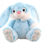 Coniglietto di peluche blu 23 cm