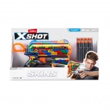 Blaster a dardi in schiuma X-Shot Skins Flux Striper (8 dardi)
