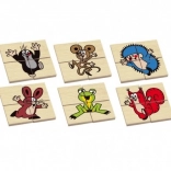 Puzzle in legno KRTEK 6 motivi di DETOA