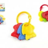 Sonaglietto chiavi per neonati – set colorato di ciondoli