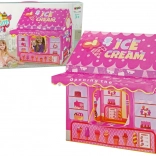 Tenda per Principessa Gelateria Commercio Rosa Luci Stelle