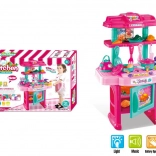 Cucina giocattolo con luce e suono, 31 pezzi