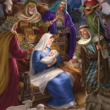 Puzzle per famiglie COBBLE HILL Notte Santa 350 pezzi