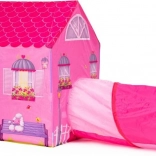 ECOTOYS Tenda da gioco per bambini con tunnel Casetta