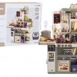 Cucina giocattolo con luci, suoni e vapore freddo, 88 pezzi