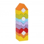 Torre XI - puzzle in legno CUBIKA, 12 pezzi