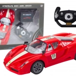 Auto sportiva radiocomandata 1:16, rossa