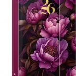 Agenda settimanale Notique Fiori viola 2026, 13 x 21 cm