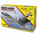 Modello in plastica dell'aereo Gloster Javelin F(AW) Mk.9 1:72