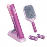 Piastra per capelli giocattolo con set di accessori 19 cm