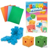 Costruzioni 3D Cubi di Schiuma in Scatola