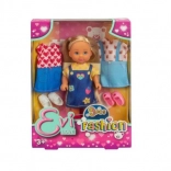 Bambola Evička con outfit intercambiabili