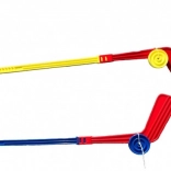 Mazza da hockey in plastica con disco 74 cm