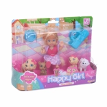 Bambola con cagnolini