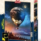 Puzzle luminoso Viaggio sulla Luna 1000 pezzi