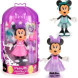 Disney Minnie Mouse bambola alla moda con armadio e vestitini