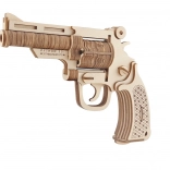 Woodcraft puzzle 3D in legno – revolver
