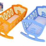 Culla in plastica per bambole – lettino a dondolo