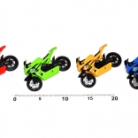 Moto da corsa 11 cm con ruote libere