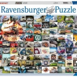 Puzzle Ravensburger 3000 pezzi – 99 momenti VW Campervan