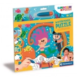 Puzzle con pittura ad acqua Profondità dell'oceano 30 pezzi