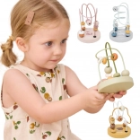 labirinto di perline in legno POLARB per lo sviluppo della motricità fine