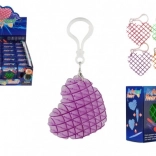 Portachiavi fidget cuore che cambia forma - antistress