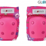 Globber set di protezioni per bambini fiori rosa