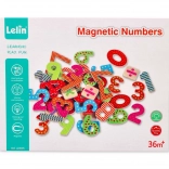numeri magnetici in legno lelin